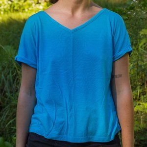 Check & Stripe Oversized Tee